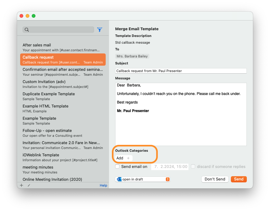 EN 2 Wie nutze ich Senden planen aus Daylite heraus in Outlook.png