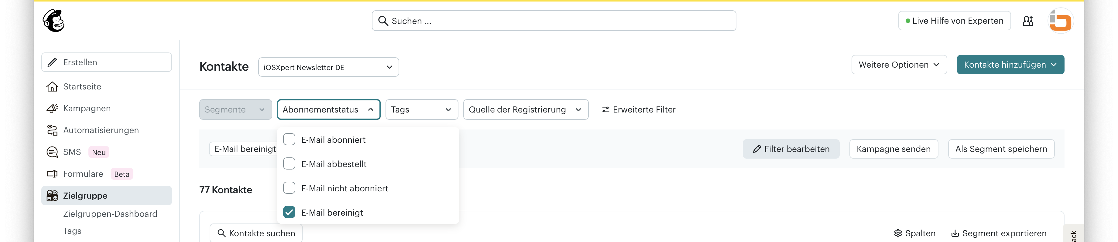 Mailchimp bereinigte Kontakte.png