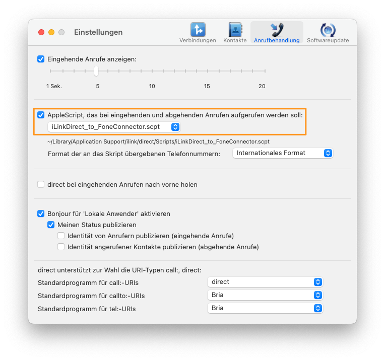 iLink_direct_Einstellungen.png
