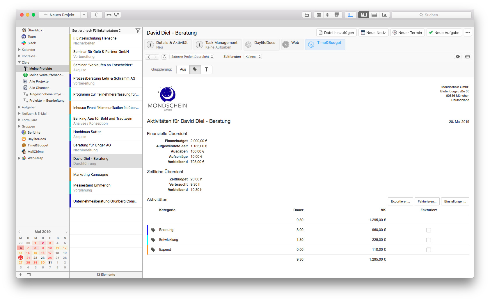 Grouped billing view 1